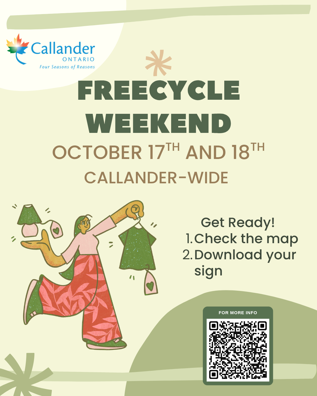 FreeCycle Weekend Begins October 17